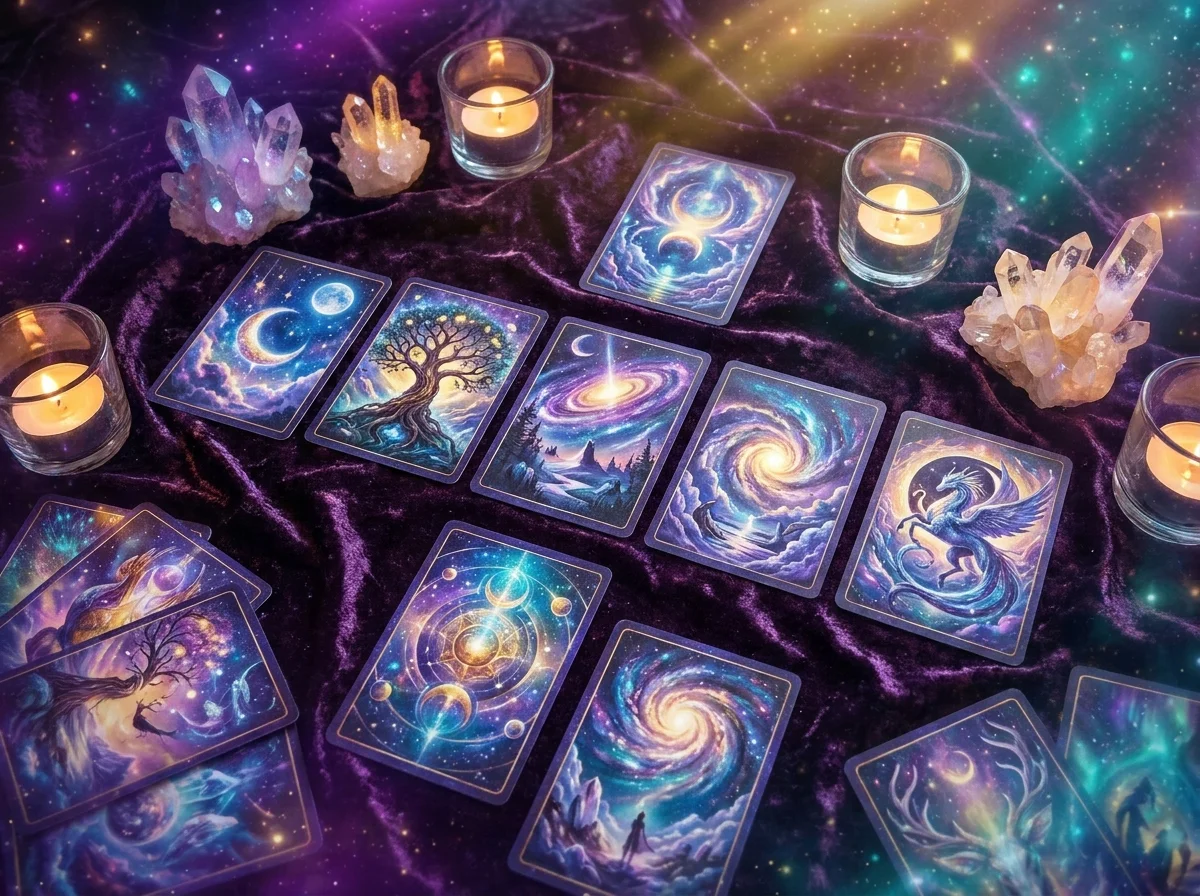 Oracle Card Reading illustration